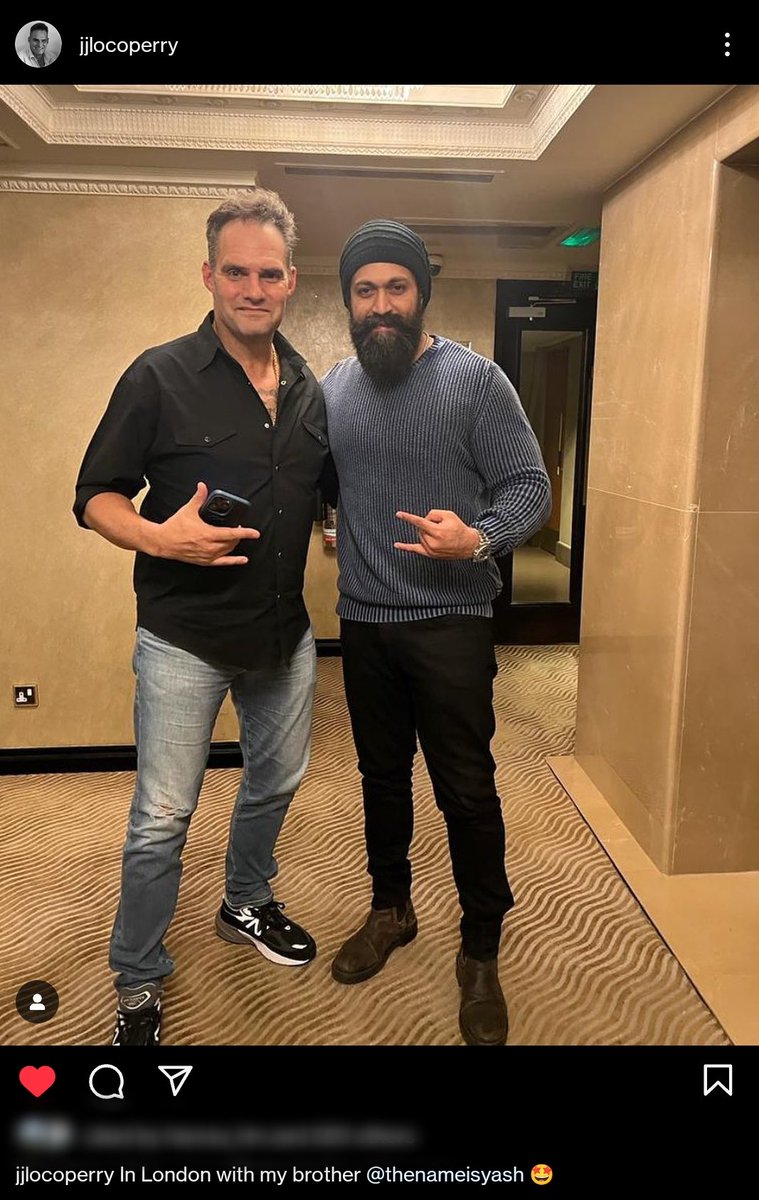KGFAnalyst's tweet photo. .@TheNameIsYash and american action director JJ Perry in London 🔥

#Yash19 #YashBOSS https://t.co/eK9o4X1fzx