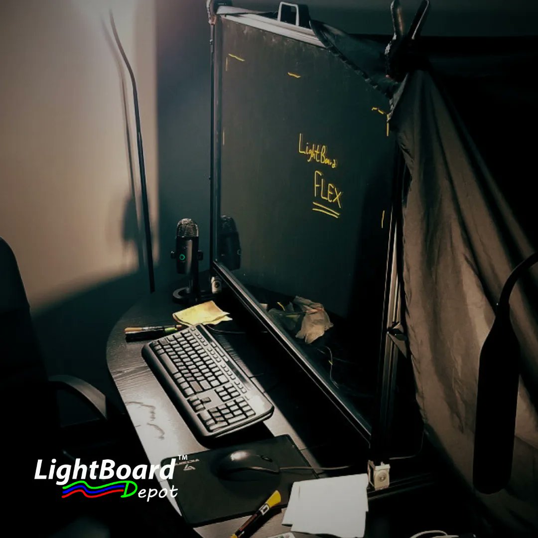 The #LightBoard FLEX is our compact and portable solution designed to bring interactive learning to every corner of your world. 🌍✨

Visit our website to explore The LightBoard FLEX: lightboarddepot.com/product/lightb…

#LightBoardDepot #Edtech #eLearning #remoteteaching #highered #tech