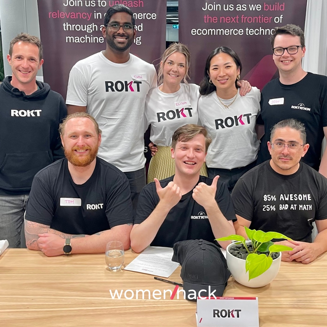 womenhack's tweet photo. Overflowing with energy and talent, our Sydney event was nothing short of spectacular! 🌟 A huge thanks to Rokt for hosting us and making this gathering possible.  #TechTalentSydney #DiversityInTech #WomenHack https://t.co/YheBDAL8Ov