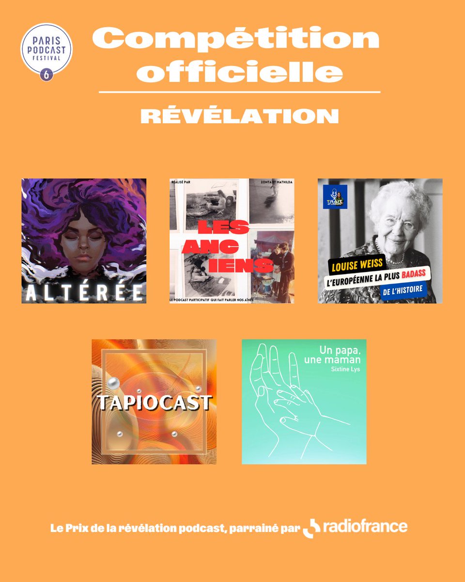 SixtineLys's tweet photo. Je suis INFINIMENT fière et honorée qu'"Un papa, une maman" soit nommé dans la catégorie Révélation au Paris Podcast Festival (👋 @PodcastParis), c'est déjà une récompense immense 🤍🎙️🎧 https://t.co/eByKV5mGrW