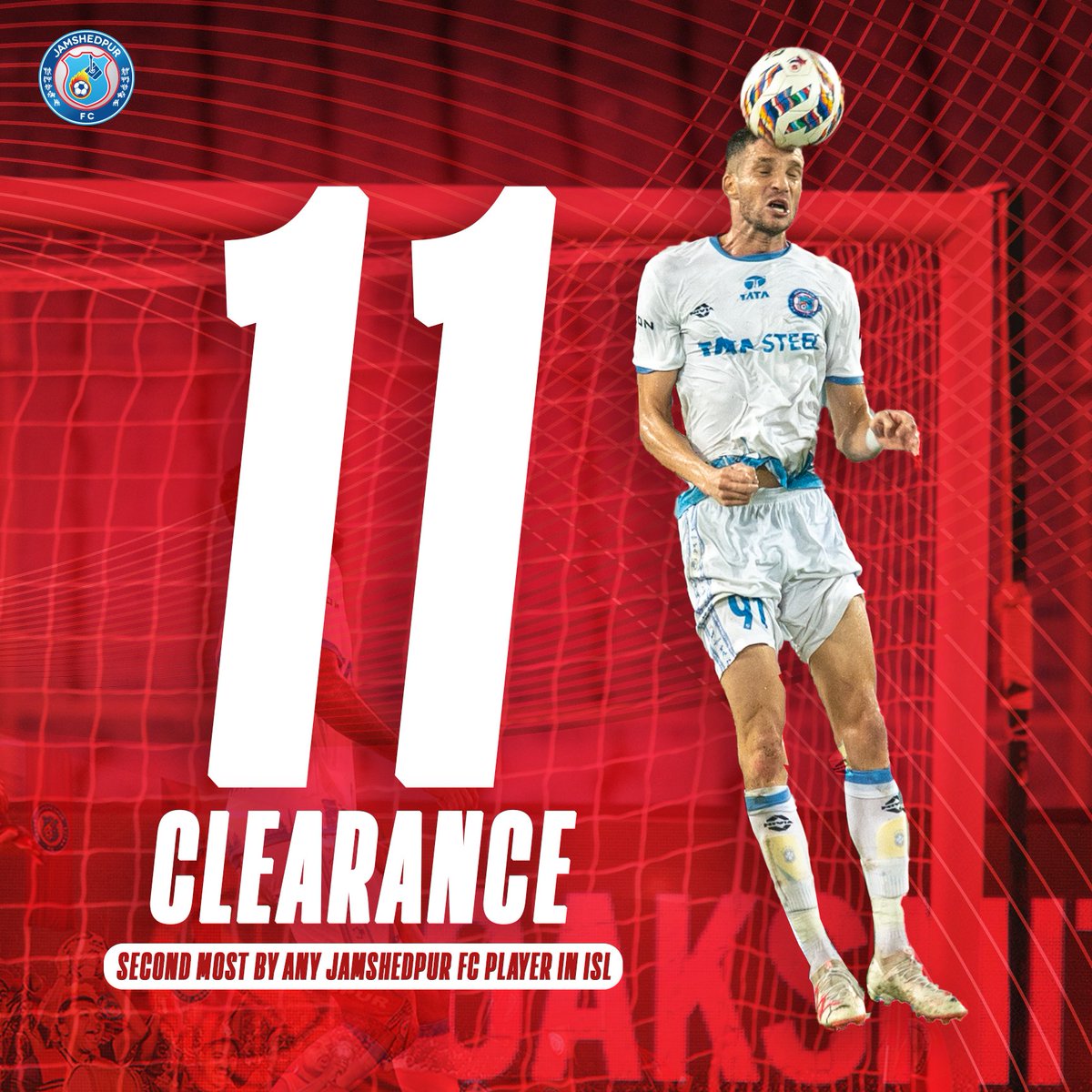 The numbers speaking for themselves 😎

#JamKeKhelo #EBFCJFC #Jamshedpur #ISL10 #ISLonJioCinema #ISLonSports18