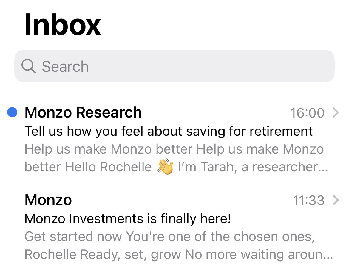 Got <a href="/monzo/">Monzo 🏦</a> trying to get me to adult and face my financial future today 🙈