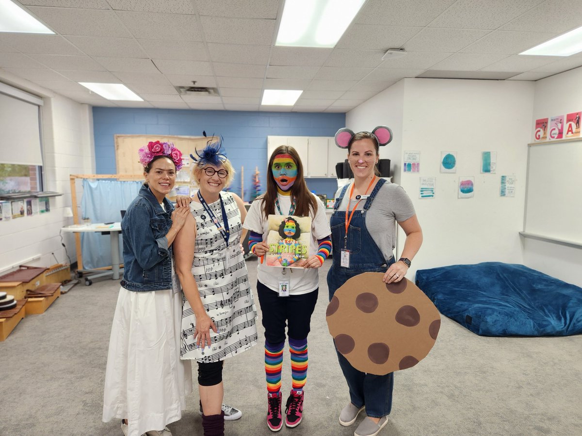 klundstromatmv's tweet photo. #MVLower is also embracing Homecoming Week - Favorite Book Character/Author Day! #teachersarekey #allin @TheMVSchool #havefun https://t.co/hytORinVKR