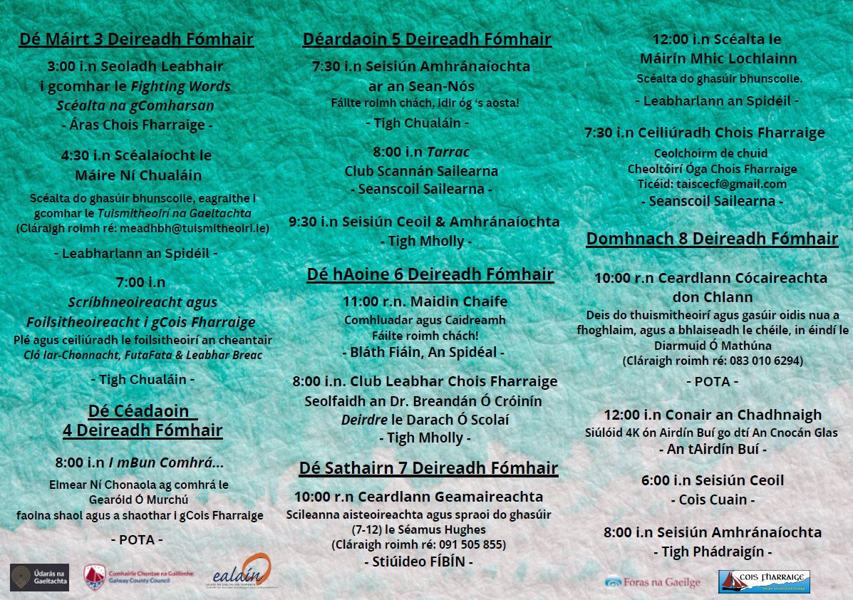 Plean Teanga Chois Fharraige tweet media