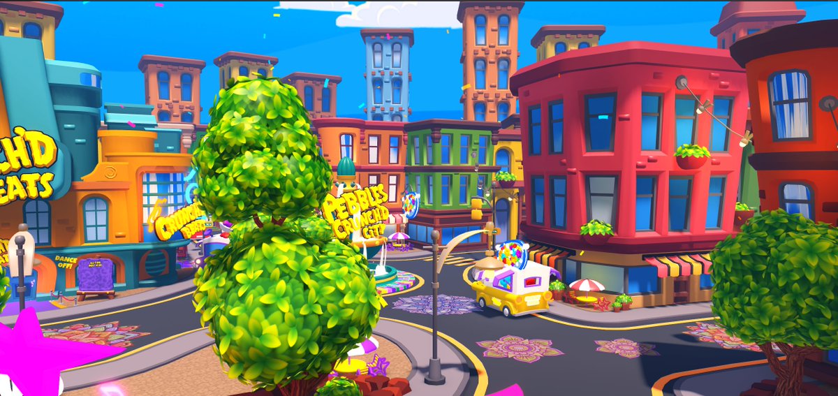 Crunch'd City for Fruity Pebbles 🥣 #RobloxDev #robloxart #roblox #RobloxUGC
