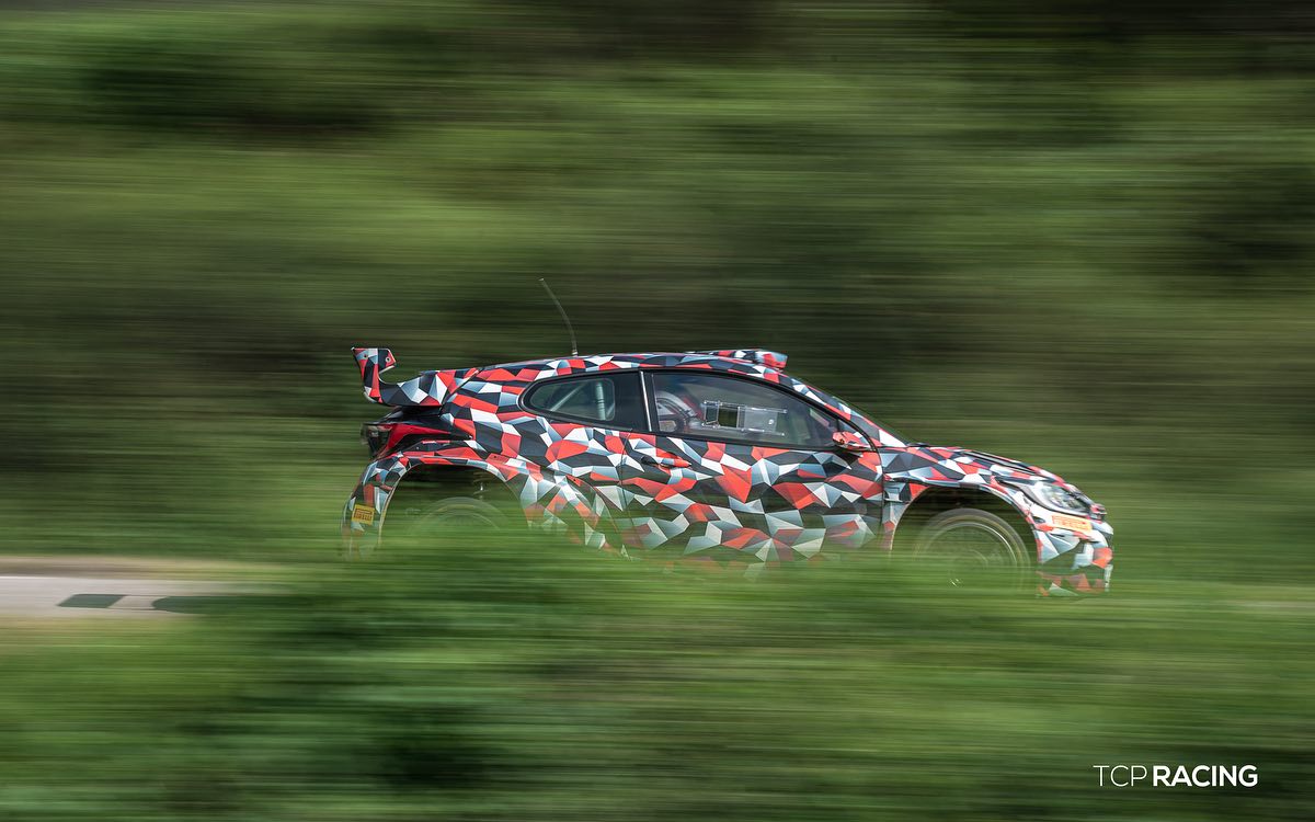 llluis555's tweet photo. The start of the Toyota GR Yaris #Rally2 homologation process means that the final car's set-up will be very similar to what we've seen in summer tests. Here's how the final aero looks like
#WRCLive #WRCliveES #WRCjp
📸@tonicamacho2000 &amp; @S_de_Sole 
https://t.co/JUR8dAf1Xq https://t.co/rD9GEiR0hF