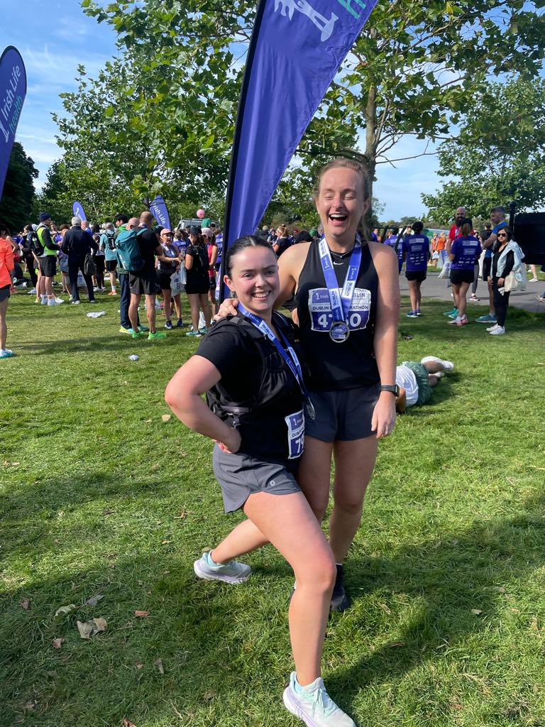 christinef10's tweet photo. Still recovering from what was a brilliant day in Phoenix park on Saturday for the @dublinmarathon  half marathon - great atmosphere and energy around the place - well done to all 🏃‍♀️✅🎉 https://t.co/fxoHJ8cN01