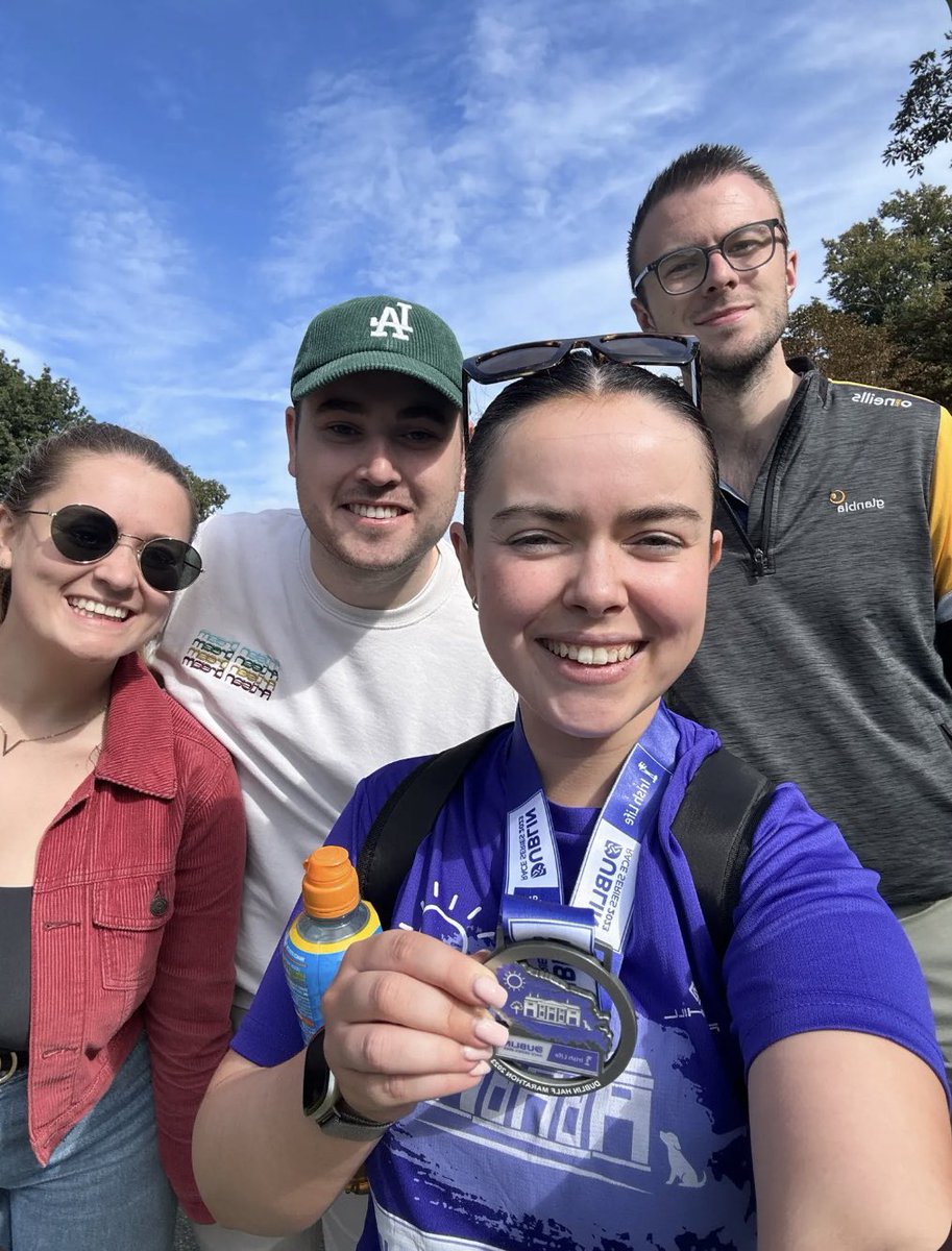 christinef10's tweet photo. Still recovering from what was a brilliant day in Phoenix park on Saturday for the @dublinmarathon  half marathon - great atmosphere and energy around the place - well done to all 🏃‍♀️✅🎉 https://t.co/fxoHJ8cN01