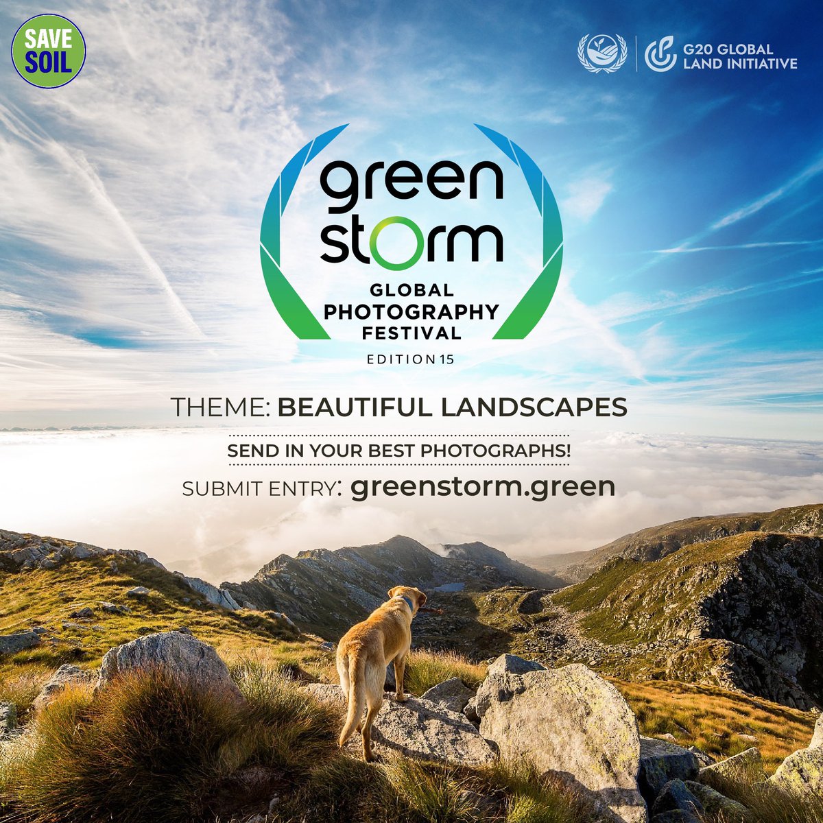 Greenstorm Foundation is partnering with the United Nations G20 Global Land Initiative to organise the 15th edition of the Greenstorm Global Photography Festival with an aim to host the world’s most prestigious photography competition.

Beyond visuals, the festival is a tribute