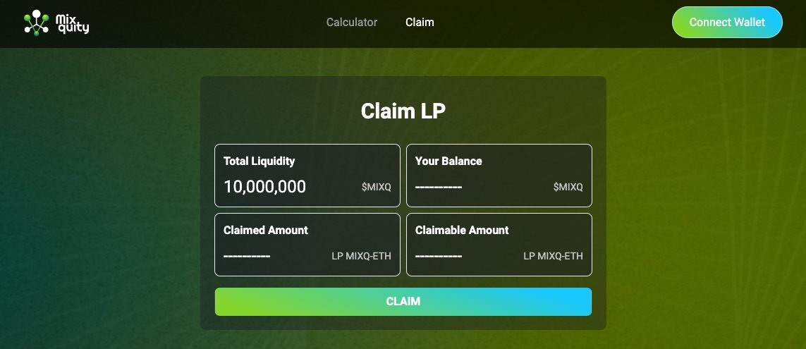 Mixquity's tweet photo. MixQuity Dapp is now LIVE! 

Now, thanks to our standout rebase mechanism, you can witness the magic happening as your tokens multiply in value.

Experience it now: https://t.co/pL77eUYm8E https://t.co/4V19RIksrq