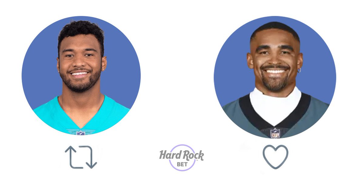Who's the better QB? 

🔁 Tua 
💚 Hurts