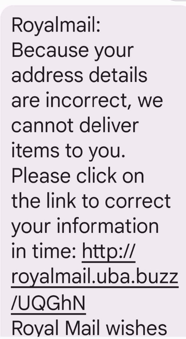 Watch out for this  delivery scam posing as Royal Mail #scamsmart #bogusbuster #staysafeonline