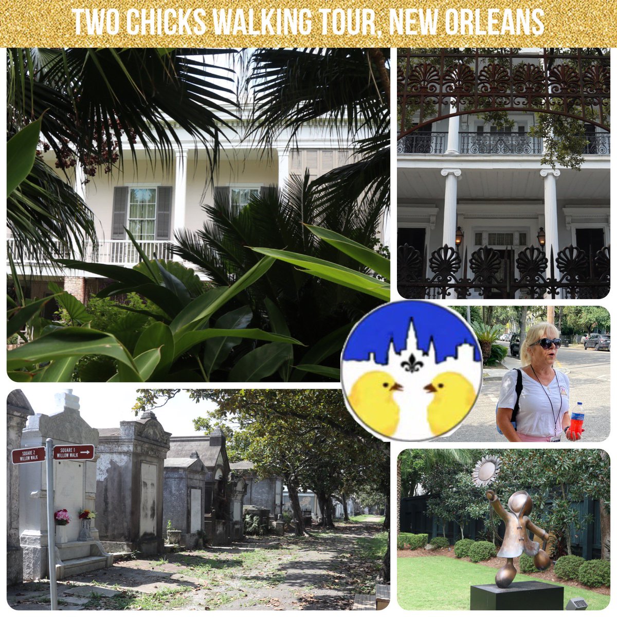 #Comprehensive #GardenDistrictNOLA #tour with #twochickswalkingtours led by #DeAnnaDuPont, who knows #EVERYTHING about GD! #somanystories Oldest house, famous owners, #SunflowerGirl so lovely 🥹 #NewOrleansMustDo #neworleans 
#explorelouisiana
#RoadTestingTheWorld
#ThePackedBag