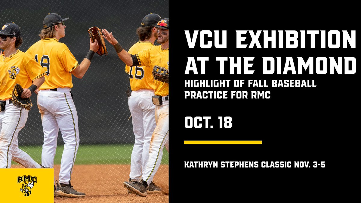 VCU exhibition highlights fall schedule for <a href="/RMCJackets/">R-MC Baseball</a> . #SWARMSZN rmcathletics.com/news/2023/9/26…