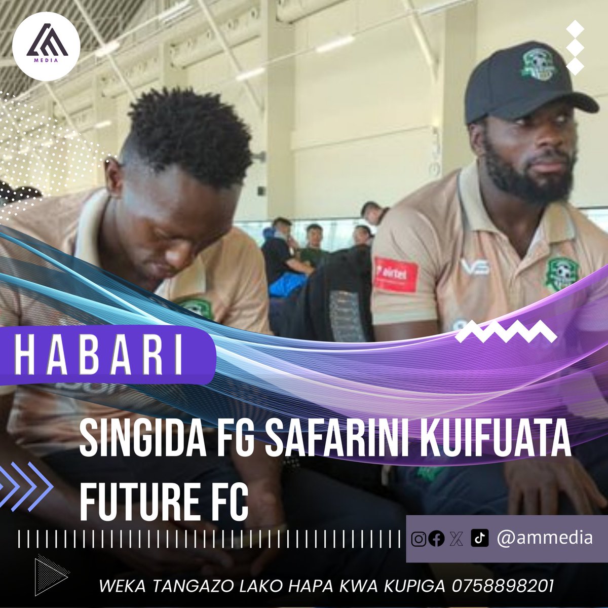 AMMediax's tweet photo. Klabu ya Singida Fountain Gate imeanza safari ya kwenda nchini Misri kuifuata Future FC kwenye mchezo wa pili wa kuwania kutinga hatua ya makundi katika Kombe la Shirikisho Afrika (CAFCC).

Katika mchezo wa awali hapa nchini Singida walipata ushindi wa bao https://t.co/Ea2j665iLT