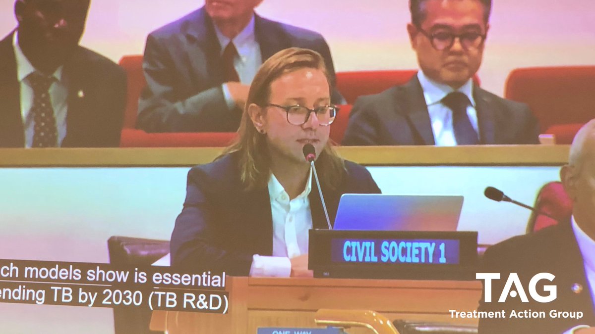 Treatment Action Group (TAG) tweet media