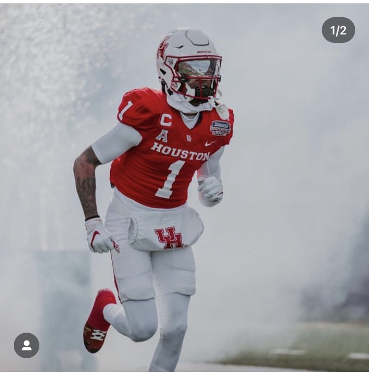 pr11ncej1's tweet photo. Blessed to say I’ve received my 3rd offer from @UHCougarFB @Doug_Belk @VHS_FBrecruits @itgnext_georgia @On3Recruits https://t.co/NikxyyJlIr