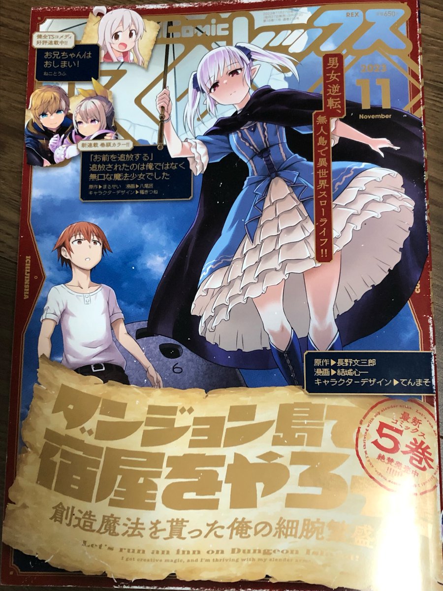 本日発売のコミックREX11月号に読み切り「幽明鏡」が掲載されています!
読んで頂けると嬉しいのでよろしくお願いします!! 