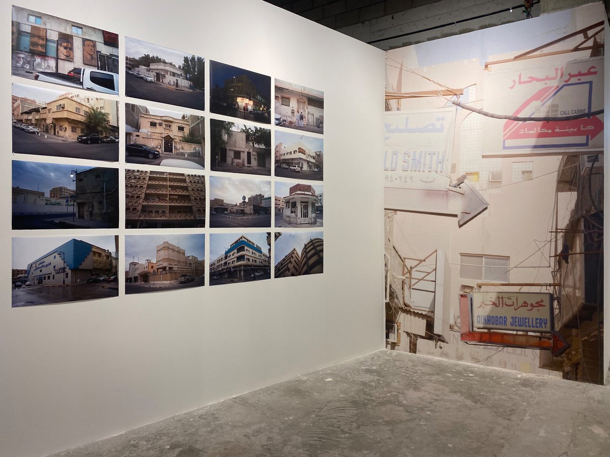 GreenboxMuseum's tweet photo. Last hear I made this artists picture at @hayyjameel. Today I spotted Bader Albalawi (to the right) in Amsterdam where he is a nominee for the Septimus award for best documentary. In Jeddah in 2022 he shared his interest in North AlKhobar @NLinKSA https://t.co/I46x1MVlxt