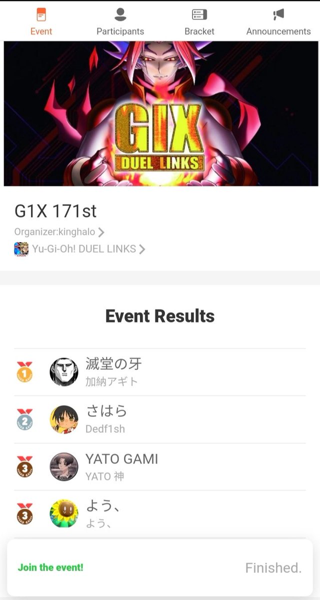 XxYATOGAMIxX's tweet photo. G1X 171st

1st round 2-0

2nd round 2-0

3rd round 2-1

4th round 2-0

Semifinals 0-2 https://t.co/T5G7WoICin