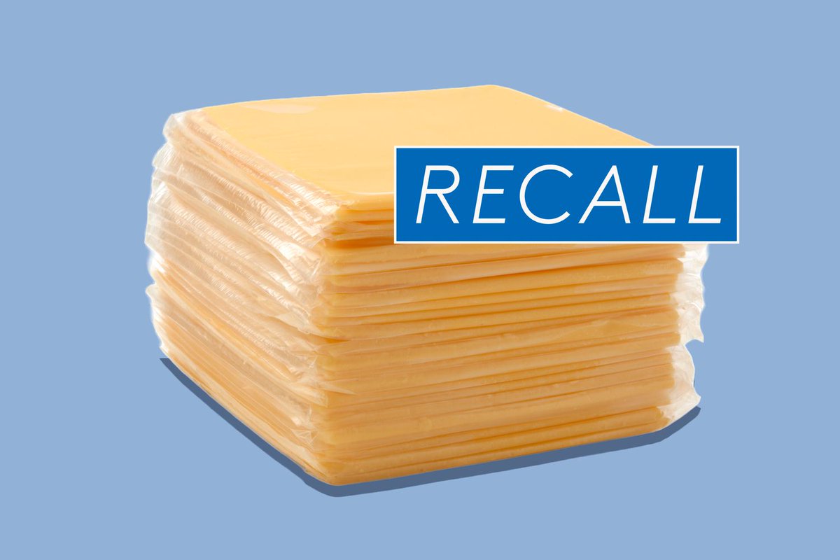 SureBioChemLab's tweet photo. Your safety is our top priority. Kraft Heinz is recalling 83,000 cases of Kraft Singles American cheese due to a choking hazard. A machine issue may leave a thin film on the slice. If you have these products, return them Safety first! #ProductRecall #FoodSafety #americanchese https://t.co/XwC2zRXCEG