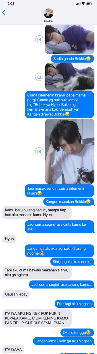 renslixie's tweet photo. —hyunlix onetweet au. 

perbedaan hyun si paling "gapapa, gausah lebay lu" ke semua orang vs hyun si paling "segitu aja rasa sayang kamu ke aku😞" pas sama pacar. https://t.co/i70t9gCDaK