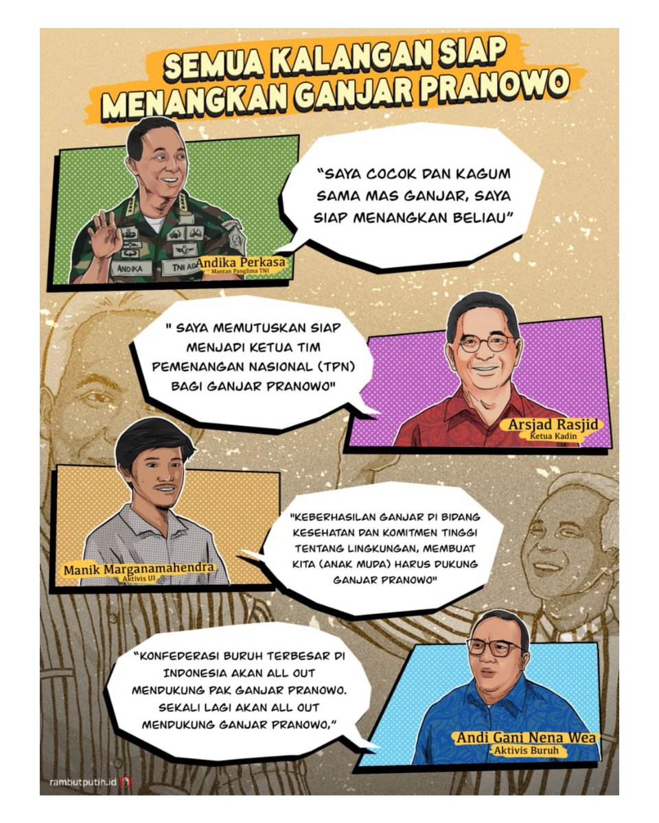 Darmawan_bs's tweet photo. Semua Kalangan Siap Menangkan 𝔾𝔸ℕ𝕁𝔸ℝ ℙℝ𝔸ℕ𝕆𝕎𝕆. 

#TuankuRakyat
#LanjutGan
#GanjarMediaCenter
#GPForRI1 https://t.co/Ib8Fi82waR