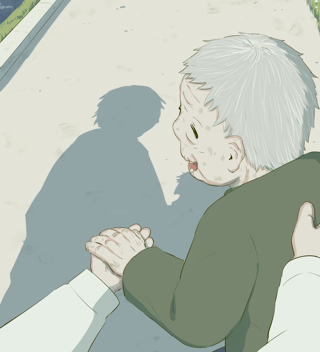 「つむじ 」|アボガド6のイラスト