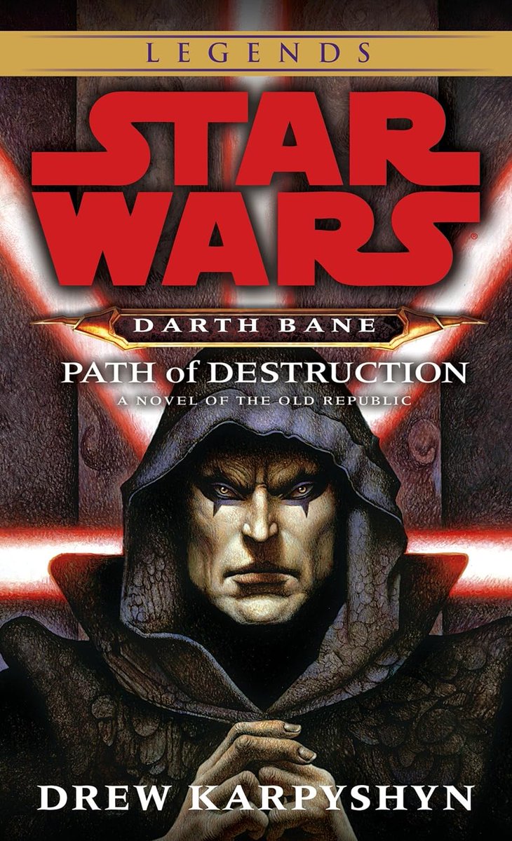 Youtini (@youtini_us) on Twitter photo September 26, 2006: #StarWars: "Darth Bane: Path of Destruction" by <a href="/DrewKarpyshyn/">Drew Karpyshyn</a> was published 17 years ago today!
The first volume in a masterclass trilogy, Karpyshyn's novel chronicles Bane's rise as a Sith Lord and the journey he embarks on to create the Rule of Two. September 26, 2006: #StarWars: "Darth Bane: Path of Destruction" by <a href="/DrewKarpyshyn/">Drew Karpyshyn</a> was published 17 years ago today!
The first volume in a masterclass trilogy, Karpyshyn's novel chronicles Bane's rise as a Sith Lord and the journey he embarks on to create the Rule of Two.