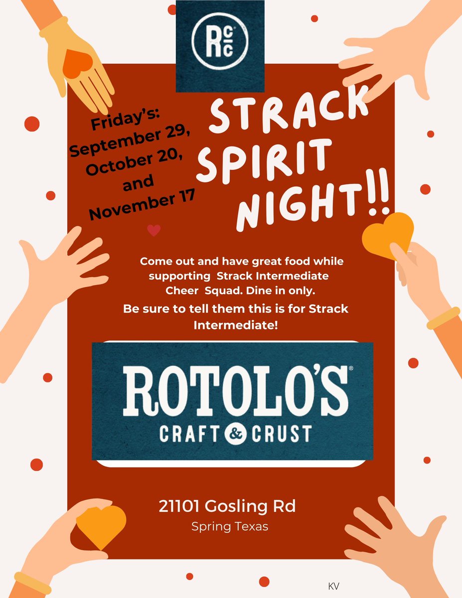 Margie Akers (@akersmrs) on Twitter photo This Friday! Come support Strack Cheer! Let them know you are there for us! <a href="/KISD_CTE/">Klein ISD Career & Technical Education</a> <a href="/KleinISDChelsea/">Chelsea Ceballos</a> <a href="/KleinISD/">Klein ISD</a> <a href="/StrackKISD/">Strack Intermediate</a> <a href="/StrackAthletics/">Strack Athletics</a> This Friday! Come support Strack Cheer! Let them know you are there for us! <a href="/KISD_CTE/">Klein ISD Career & Technical Education</a> <a href="/KleinISDChelsea/">Chelsea Ceballos</a> <a href="/KleinISD/">Klein ISD</a> <a href="/StrackKISD/">Strack Intermediate</a> <a href="/StrackAthletics/">Strack Athletics</a>
