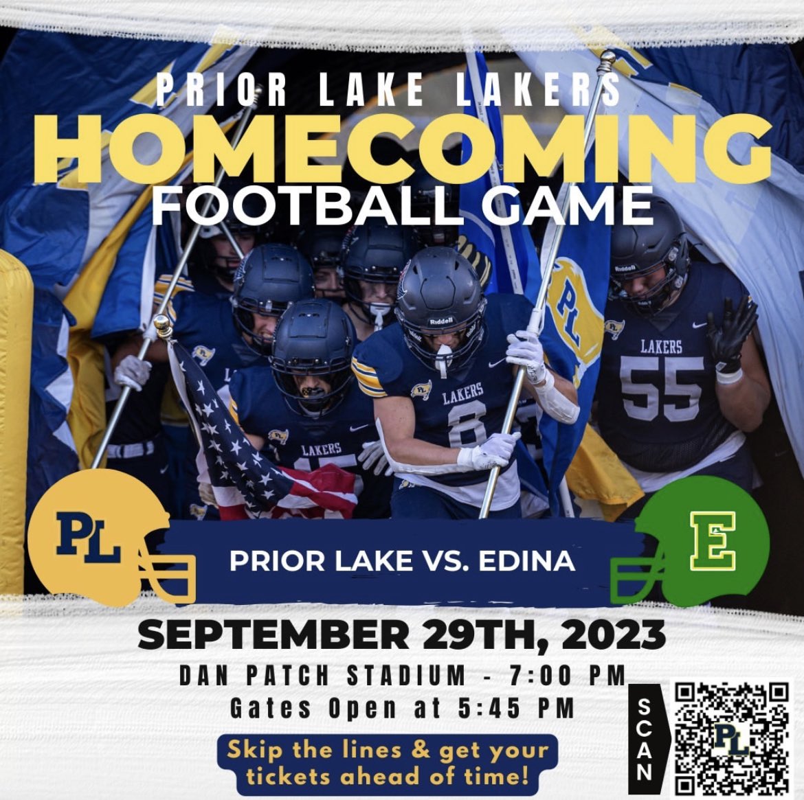HOMECOMING GAME THIS WEEK🌟💙 COME DRESSED IN ALL YOUR BLUE AND GOLD TO SHOW YOUR LAKER PRIDE🤗🙌 #PL4L