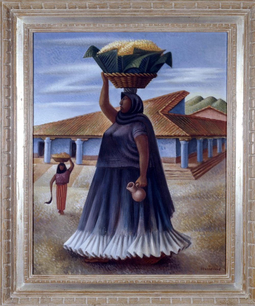 Continuing our celebration of #HispanicHeritageMonth, we are featuring “Woman from Tehuantepec” by Mexican artist Miguel Covarrubias.
