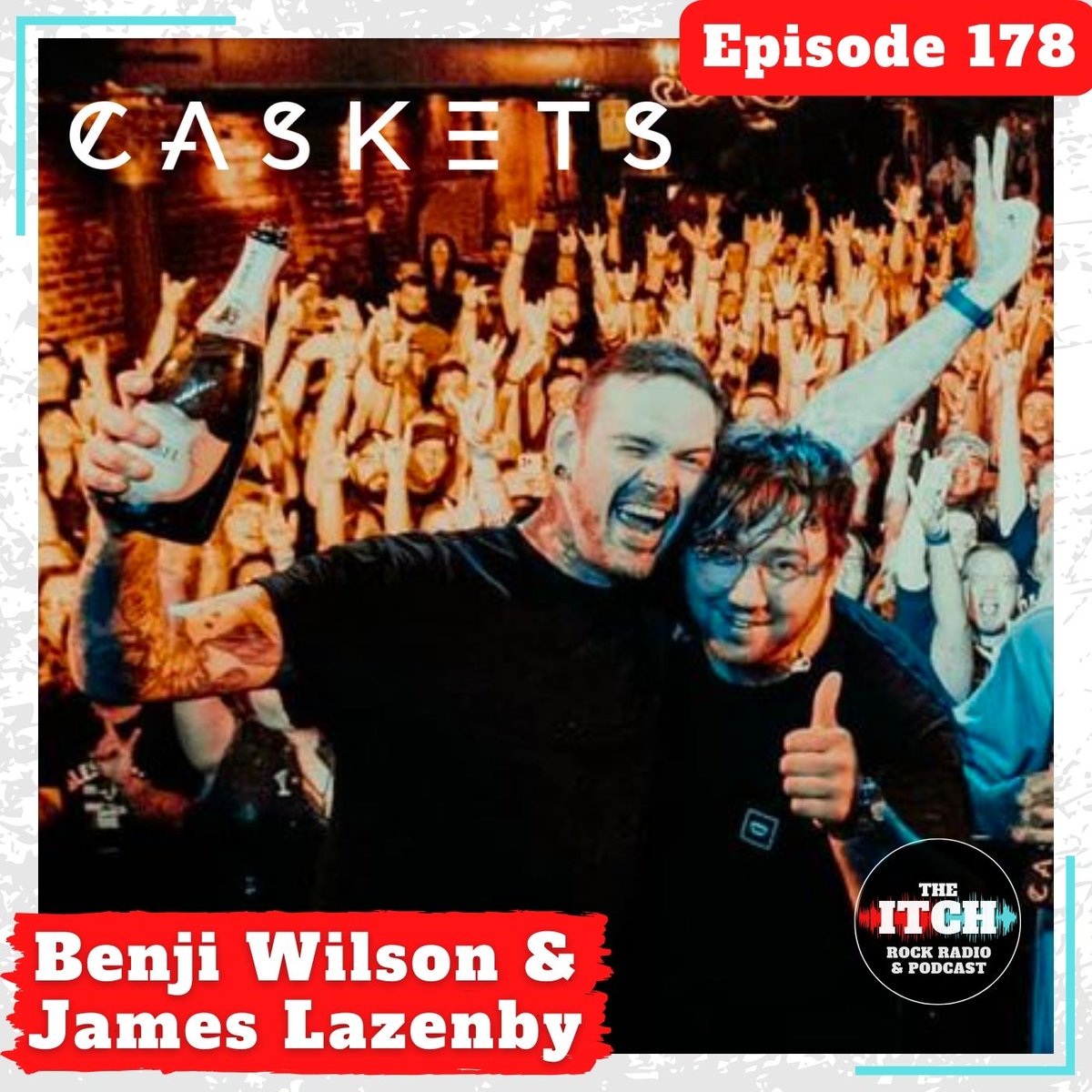 New episode! Charming Leeds lads Benji & James of @Caskets_band join us for a delightful discussion about their new album Reflections, favorite cities from their US tour, and the key to success on a human level in an industry that can be cutthroat. Enjoy: itchrocks.com/178
