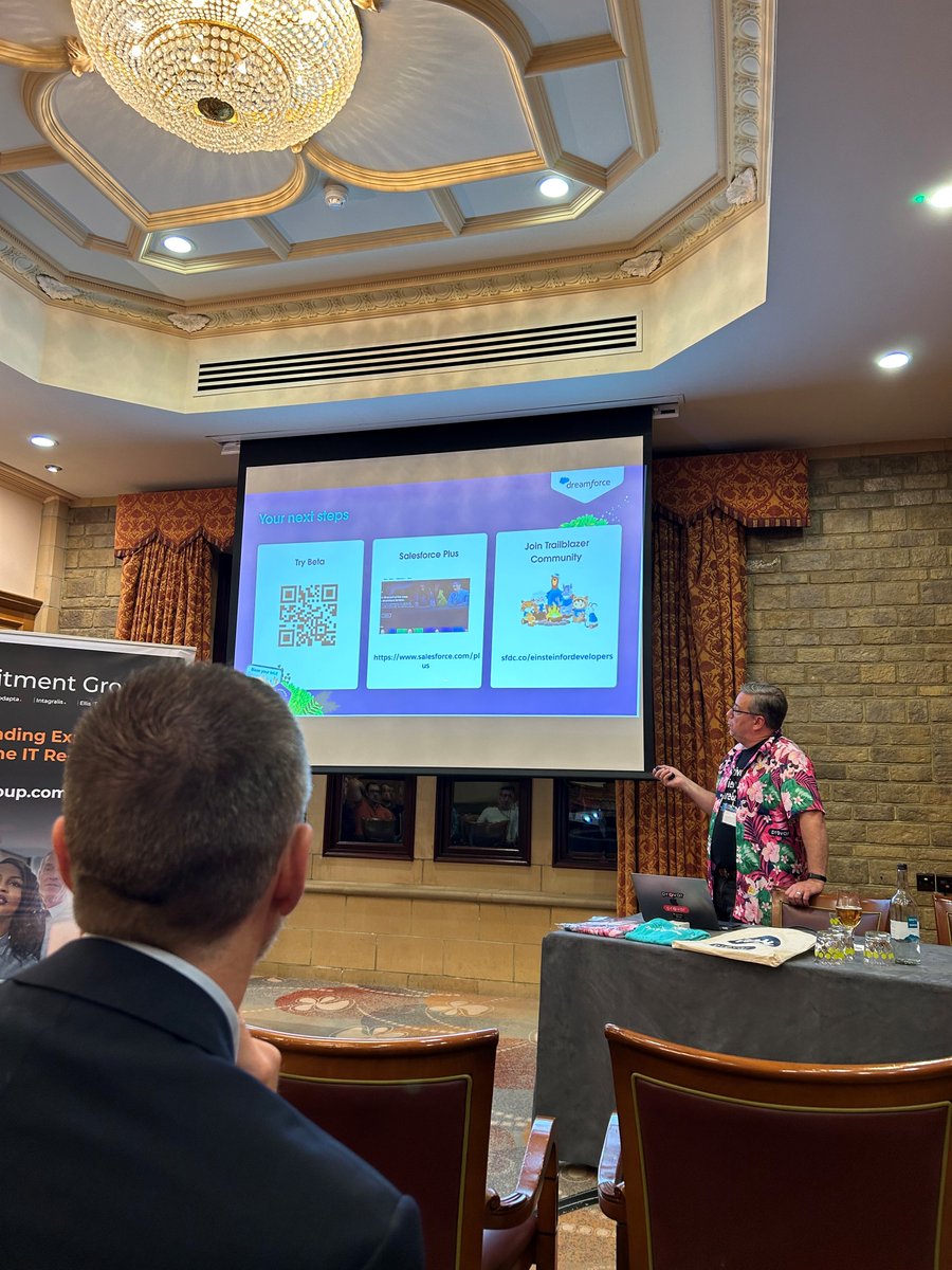 SheilaCPowell's tweet photo. Thank you @intagralis for a great Sussex Salesforce Meetup at @SouthLodgeHotel last night.  Awesome content from @RichClark808 and Charlie Lang #salesforce @LAUGtweets  Join for next meeting https://t.co/NfYVGYbrkZ https://t.co/jAXSUi6uIb