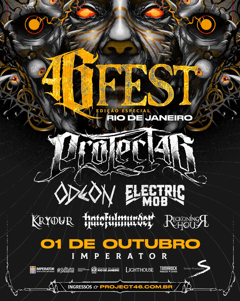 RIO DE JANEIRO 😈

O bailão mais aguardado está de volta à cidade maravilhosa nesse domingo, dia 1 de Outubro! 

Já garante o ingresso na odeonstore.com.br e chega bem cedo pra poder curtir todas as bandas e o festival completo!