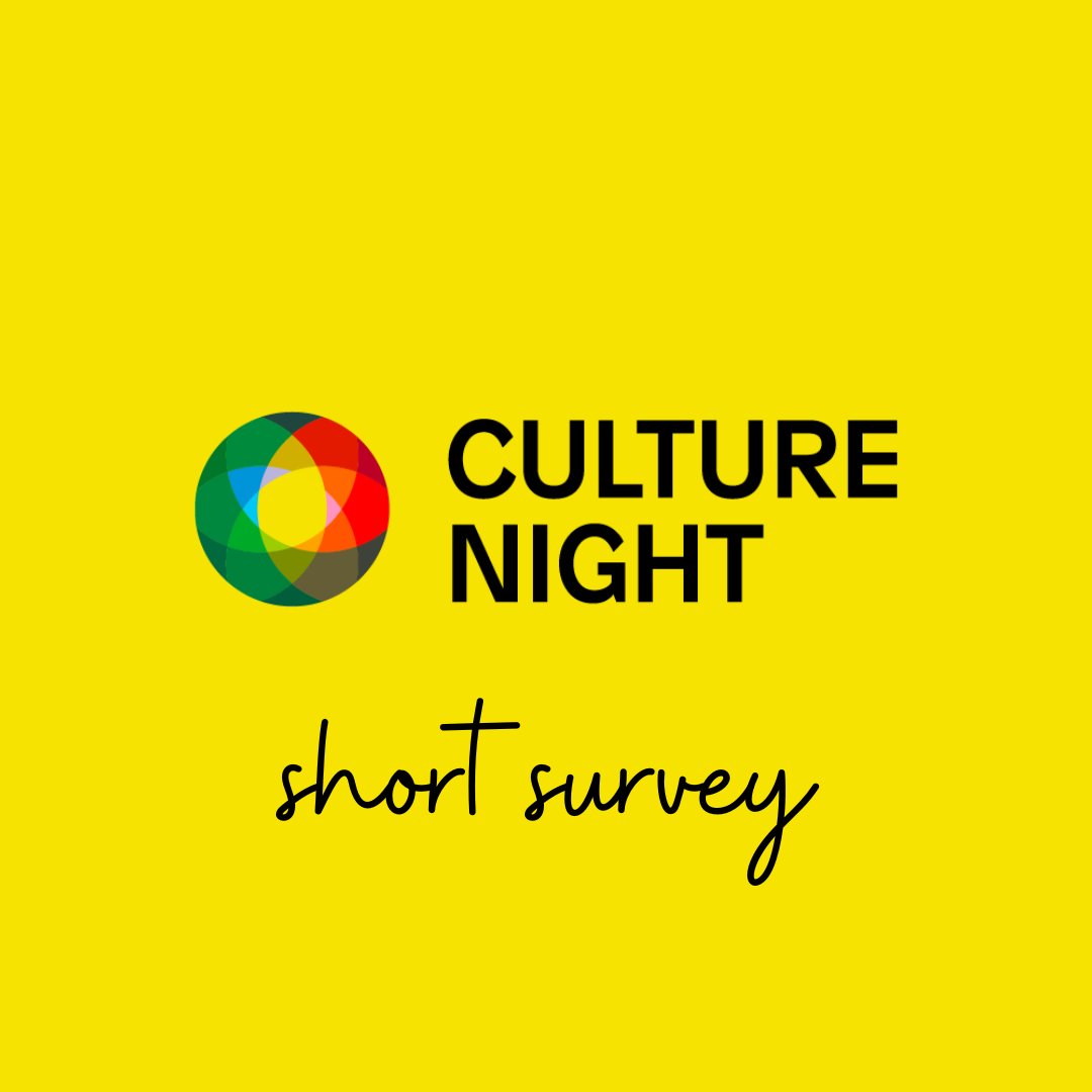 📣 How was your #CultureNight experience?

Fill in our short survey and help us make it the best it can be.
👉tinyurl.com/3bkskxcx

#CultureNightCork <a href="/corkcitycouncil/">Cork City Council</a> <a href="/CultureNight/">Culture Night</a> <a href="/KMBcork/">Kearney Melia Barker</a>