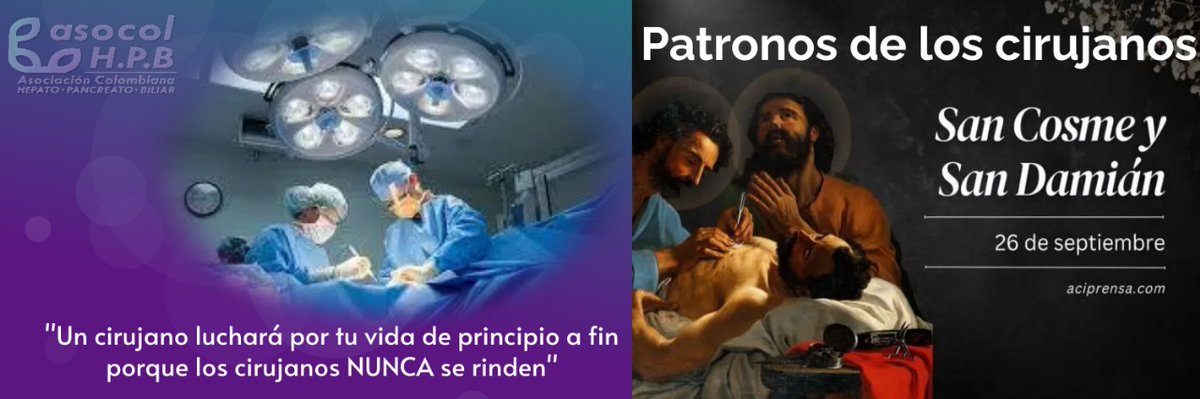 HPBcolombia's tweet image. 👏¡FELIZ DIA DEL CIRUJANO!👏¡Gracias por el amor y entrega al servicio de su vocacion! #cirujano #surgery #surgeon @ascolcirugia @SoMe4SurgeryPr1 @IHPBA @AHPBA @EAHPBA