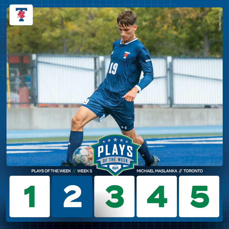 OUAsport's tweet photo. What's better than one bicycle kick? TWO bicycle kicks, including one to tie the game in added time! 🚲👀

See those acrobatic efforts and more in the latest edition of #OUA Plays of the Week.

#WeAreONE