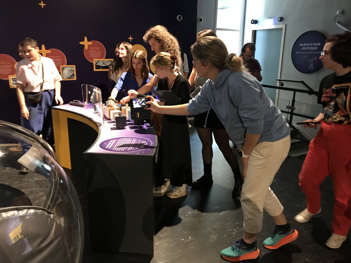 LMSchlenker's tweet image. Au programme cet après-midi : 
📍Première rencontre pro pour les M1 @CcstMaster avec @M4nuR3d chargé de projet @LaCasemate   
 🚀visite en avant-première de Cosmocité @Cosmocite_gre
🔜 Les M1 #CSTgre vous raconteront leur visite sur  @EchoSciGre