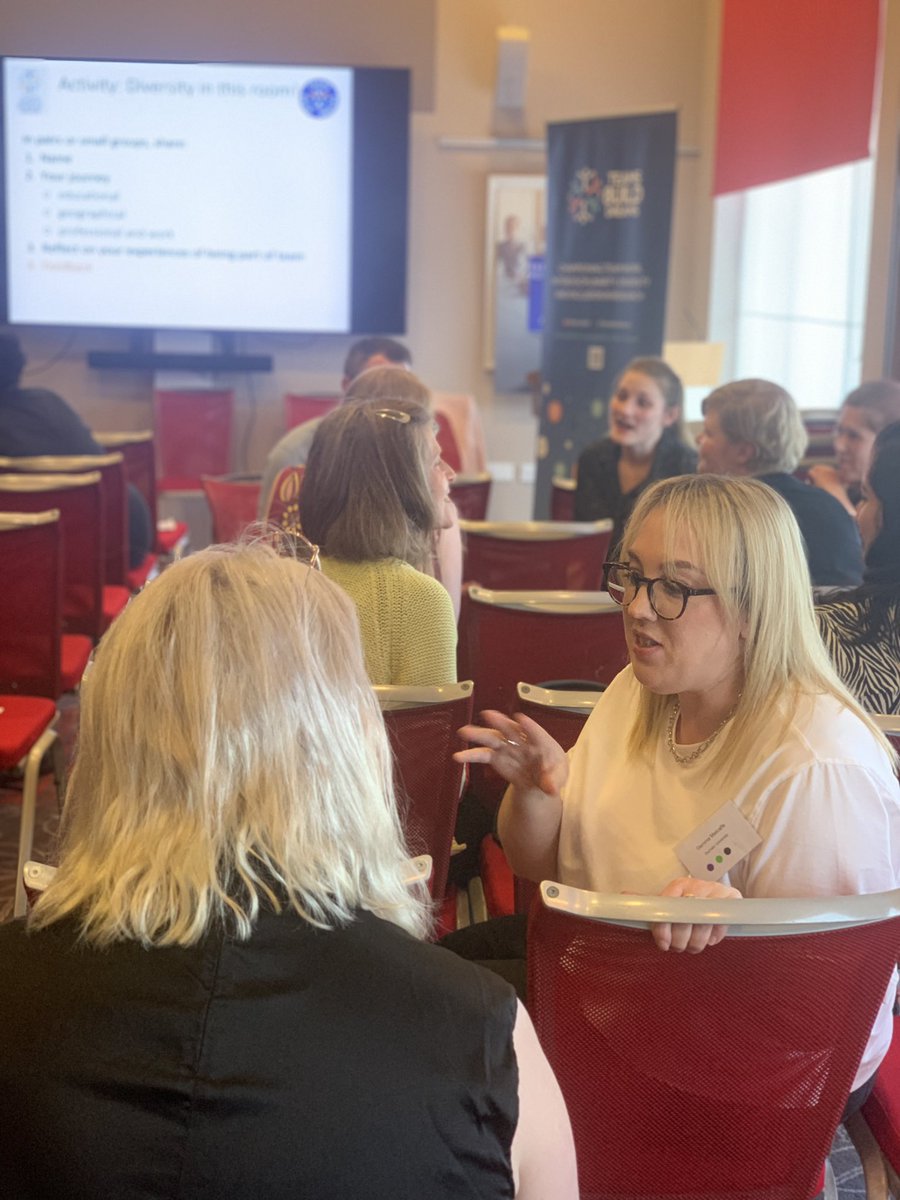TeamsBuild's tweet photo. Thank you for inviting us to share @OfficialUoM work on #teamresearch #interdisciplinarity at #nermconference23..  Thanks everyone who shared experiences of #diversity in their careers today in our workshop : We learnt a lot and shared alot - true team spirit ! #teamsbuilddreams https://t.co/vipgPB22j0