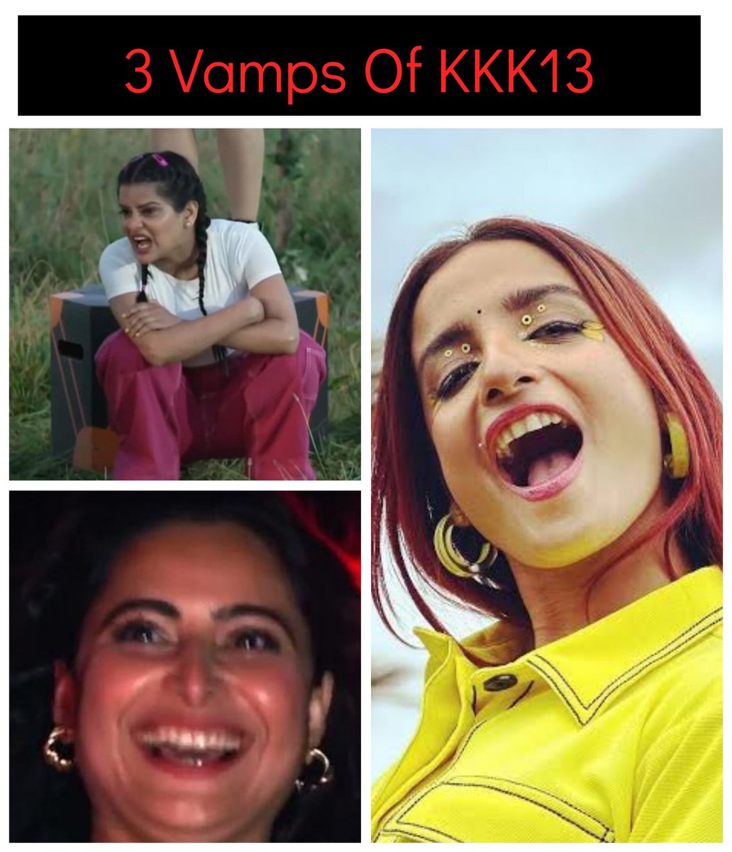 100ham001's tweet photo. Most Negative + Irritating Contestants Of #KKK13 
Real Vamps Of The Season❗
>#AishwaryaSharma
>#ArchanaGautam
>#Rashmeet

#ShivThakare 
#ShivThakareInKKK13 https://t.co/ti3IjlAZlU