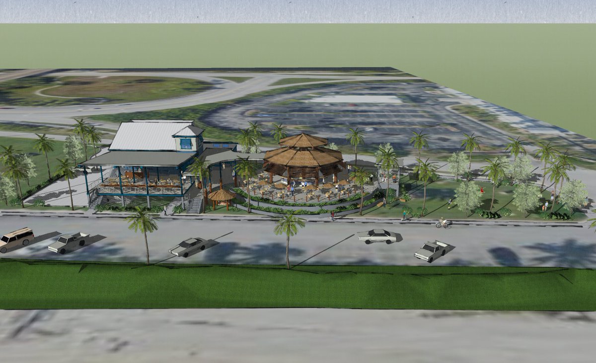 CivilEngineer2u's tweet photo. We're working with RWB/Linares Architecture, Inc. on the beachfront Lucky Fish restaurant, at 65 N. Beach Road, Dania Beach. Site Plan is approved. Construction to start soon.  https://t.co/wnxMc0ION8 https://t.co/KXesPU0YBE