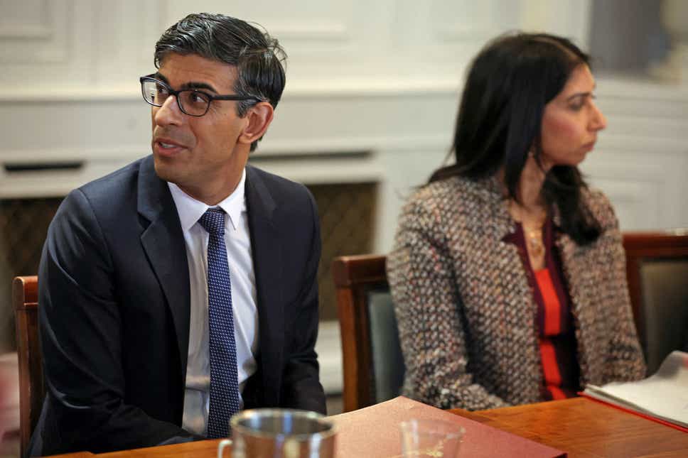 Rishi Sunak and Suella Braverman launched a war on climate and refugees in a desperate attempt to stay in office. This is how history will remember them.