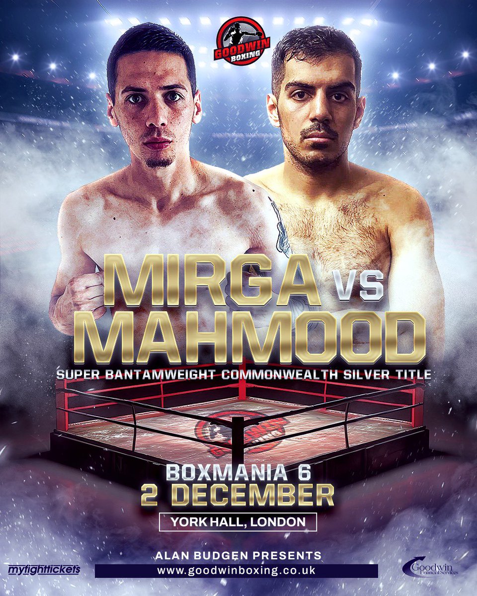 🥊 Exciting News! 🥊 After the phenomenal success of our last show, we're back at York Hall for Boxmania 6! Our First title fight announcement is a real showdown: Piotr Mirga vs @Ramez_Mahmood who are battling it out for the Super Bantamweight Commonwealth Silver Title.👊