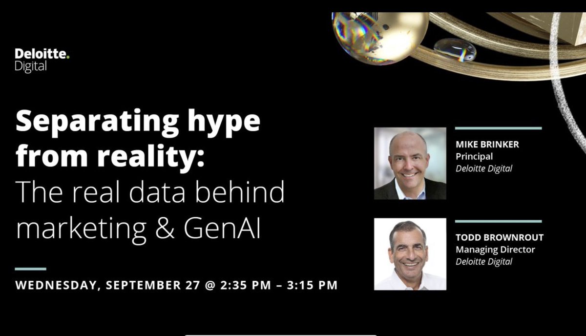 26% of marketers in the US are already using GenAI. I’m looking forward to discussing it more at #ContentMarketingWorld tomorrow in Washington DC.