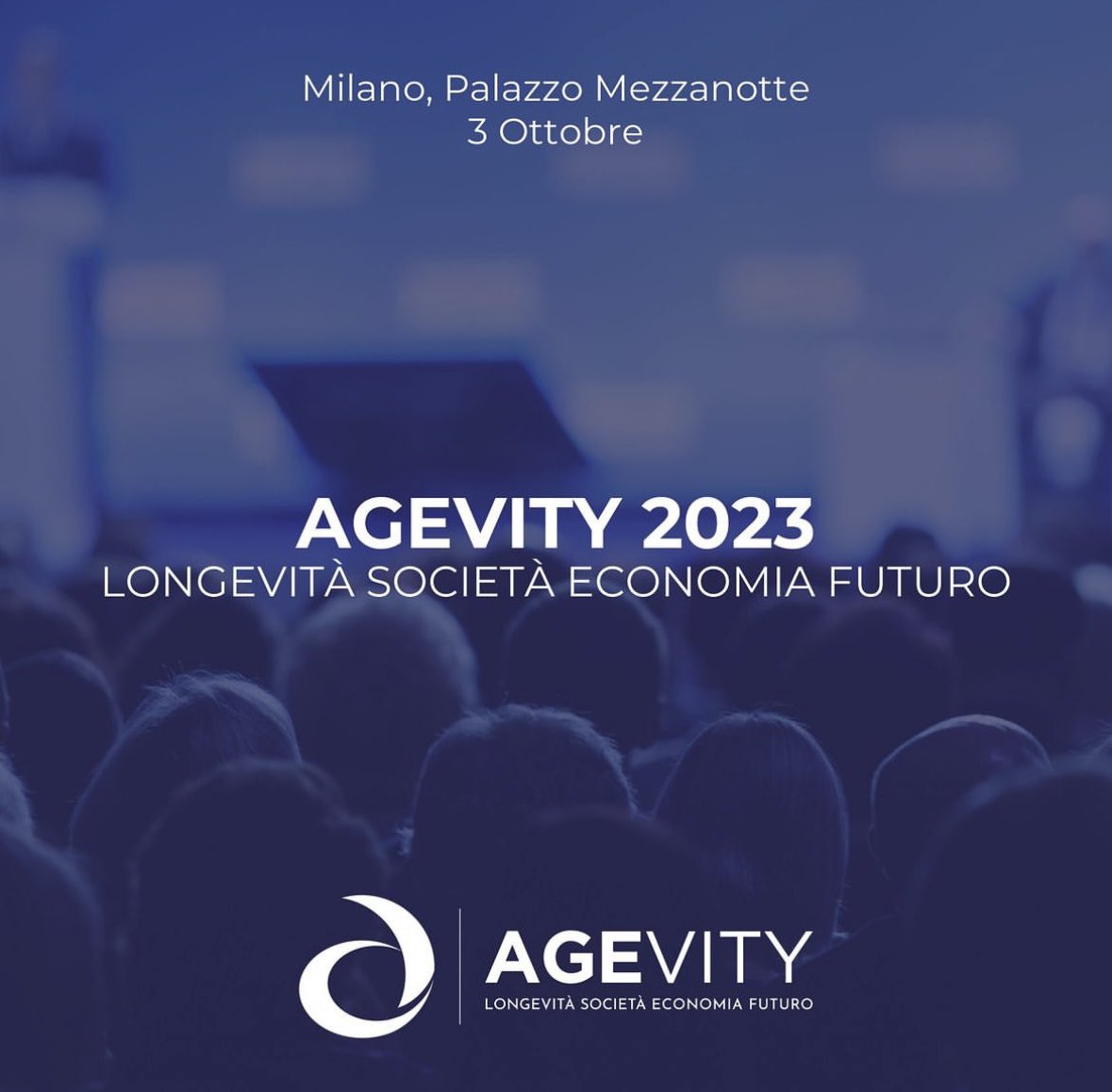 #AGEVITY the first Italian Forum about Longevity Society Economy and Future. Join us on Oftober 3th in Milan ▶️ agevity.org

Powered by #SilverEconomyNetwork &amp; <a href="/Assolombarda/">Assolombarda</a> 

#innovation  #institutions #citizens #companies #longevity #longevityeconomy #silvereconomy