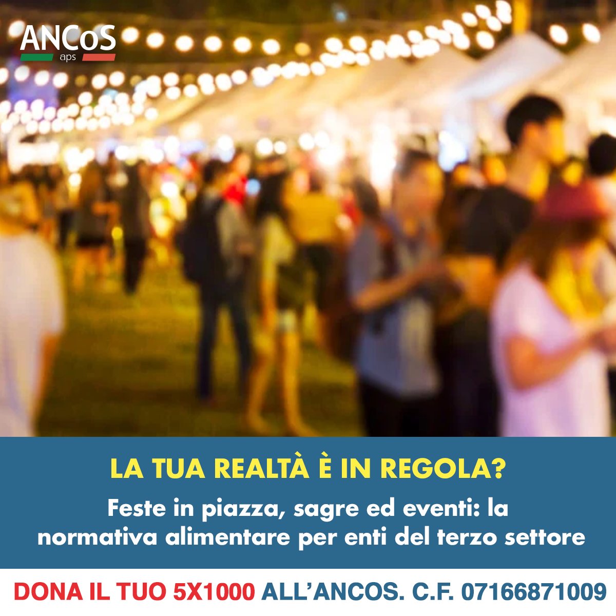 ANCoS Aps Cuneo e Confartigianato Cuneo, organizzano due incontri a tutti gli operatori del settore, per conoscere e capire meglio la normativa alimentare per il terzo settore.

Scopri il programma ➡️ ancos.it/wp-content/upl…