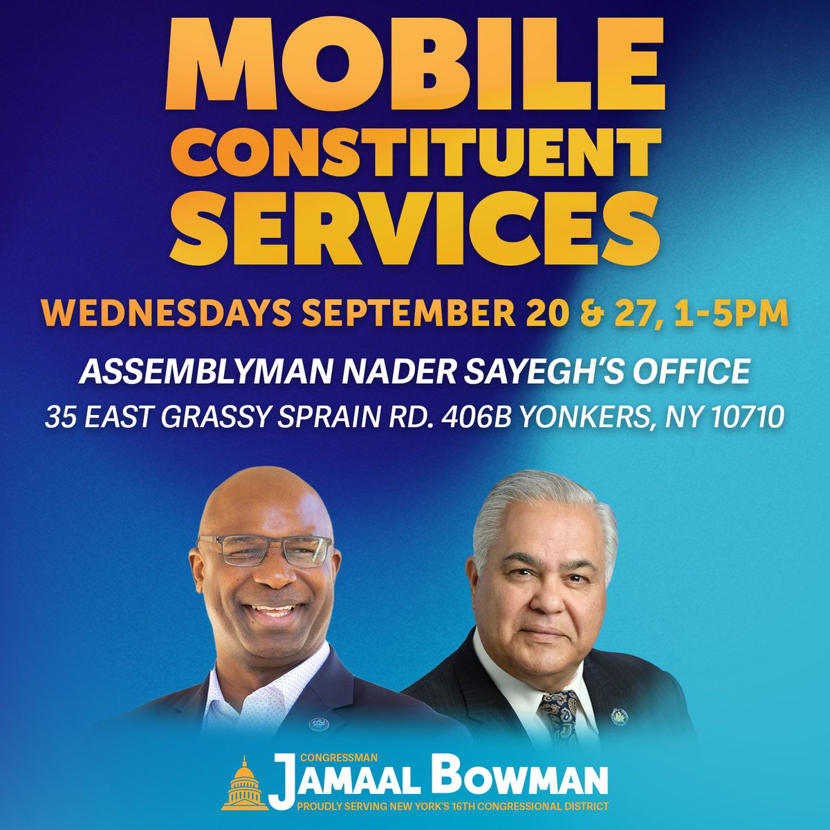 Congressman Jamaal Bowman tweet media