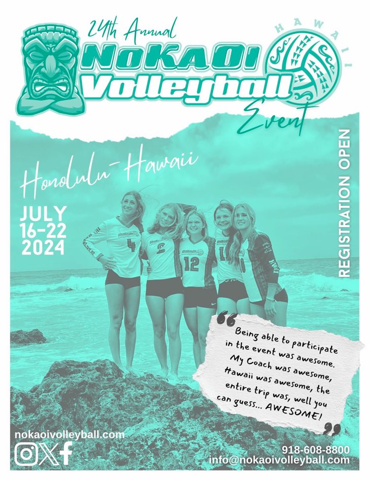 There is nothing better than playing your favorite sport in Hawaii 😍🏐