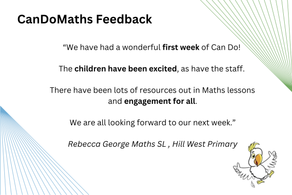 BuzzardPublish's tweet photo. ❤️We're made up to get this feedback from a school who have only just started using #CanDoMaths!
⭐️Great to hear that everyone's getting excited about Maths
👍Find out how you can create a CanDo attitude to Maths in your classroom...
(🔗in the comments⬇️)
Thank you, Rebecca https://t.co/gnTWdOv631